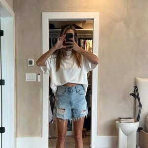 Madewell Distressed Denim Shorts